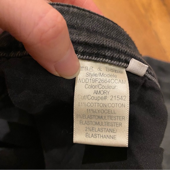 Rag & Bone Nina High-Rise Skinny, Size 27 in Amory - Picture 11 of 16